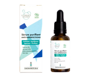 sérum purifiant anti-imperfections Clémence et Vivien
