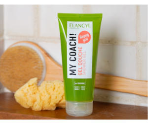 un gel douche My Coach d'Elancyl