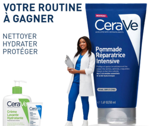 jeu concours CeraVe routine de soins