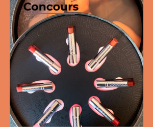 Parfumdo organise un jeu concours avec à la clé 4 lots de 8 baumes à lèvres repulpants Hydramorphosis Mesauda.