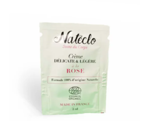 crème corps bio délicate & légère à la rose Natéclo