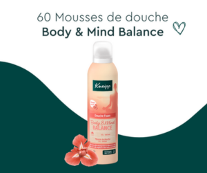 mousse de douche Body & Mind Balance Kneipp