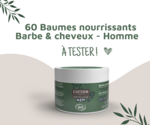 test gratuit baume nourrissant barbe & cheveux Men Cattier
