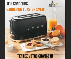 toaster noir SMEG