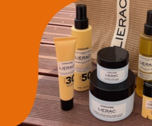 produits solaires de la marque Lierac