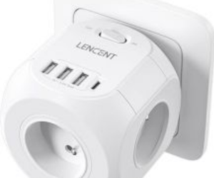 une prise USB secteur multiprise Lencent