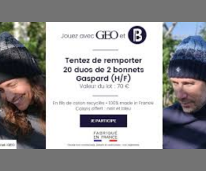 duo de bonnets Gaspard de Blanc Bonnet