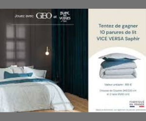 parure de lit Vice Versa Saphir
