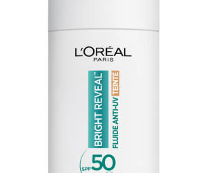 Fluide Anti-UV Teinté SPF 50 Bright Reveal de L’Oréal Paris Cosma Parfumeries coffret La Vie Est Belle de Lancôme
