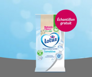 papier toilette humide Lotus