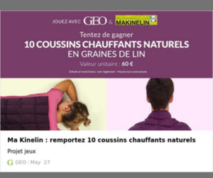 GEO coussin chauffant Ma Kinelin