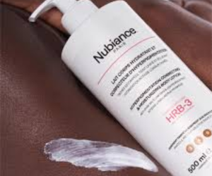 lait corps hydratant et correcteur d’hyperpigmentation Nubiance