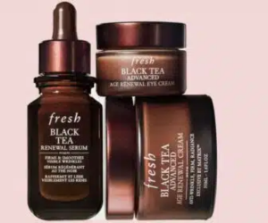 routine anti-âge Black Tea de Fresh