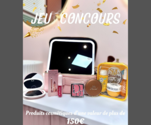 lot de cosmétiques et soins de 150 €