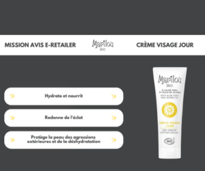 crème visage jour Marilou Bio
