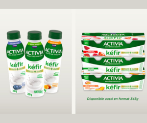 gamme kéfir Activia