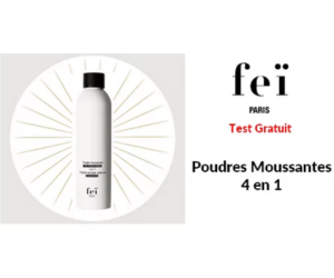 poudres moussantes 4 en 1 FEÏ PARIS