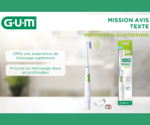 brosse à dents GUM SONIC DAILY