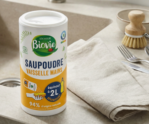 saupoudre vaisselle main senteur citron Biovie