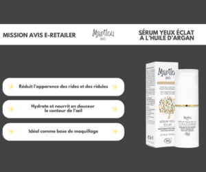 sérum yeux à 'huile d'argan de Marilou Bio